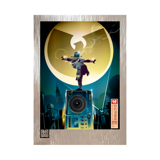 Limited Edition WuTangClan.com and iconic.collectionzz.com Exclusive Silver Rain Foil with art by Orlando Arocena (NYCC-1)